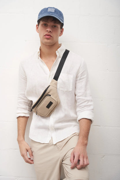 Riñonera Veneto Beige