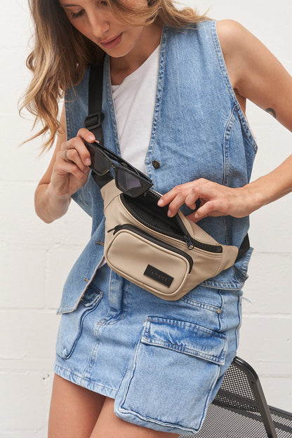 Riñonera Veneto Beige